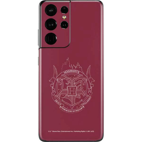 Wizarding Worlds Harry Potter Hogwarts Crest Galaxy S21 Ultra 5G Skin